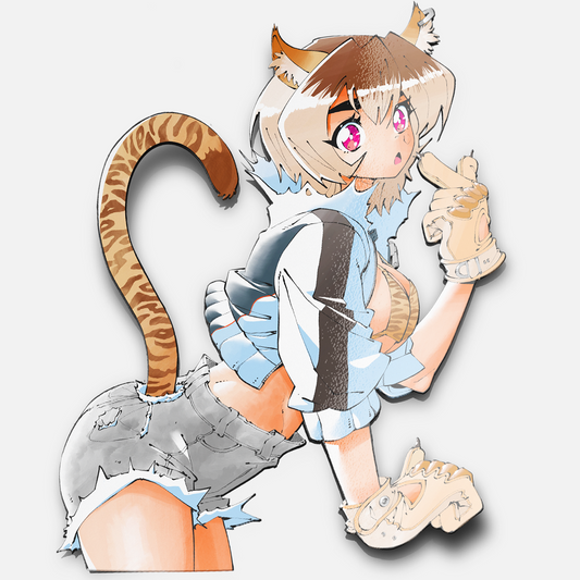 Casual Tiger Sticker