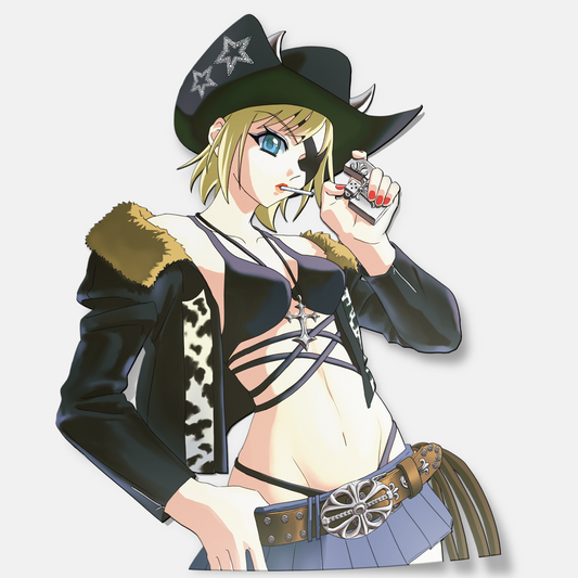 Chromatic Cowgirl Sticker