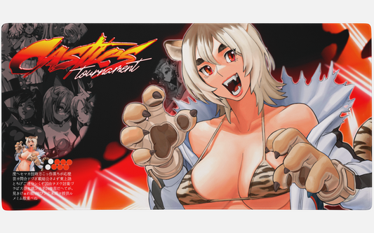 Tiger Girl XL Mouse Pad