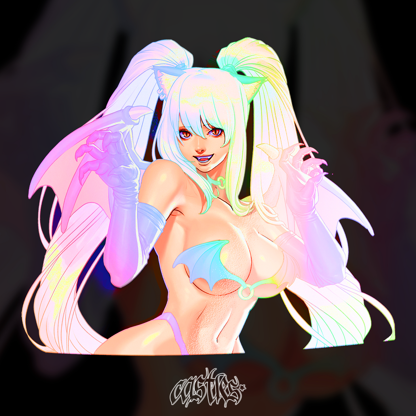 Mizuki Holographic Sticker