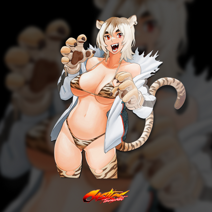 Tiger Girl v1 Sticker