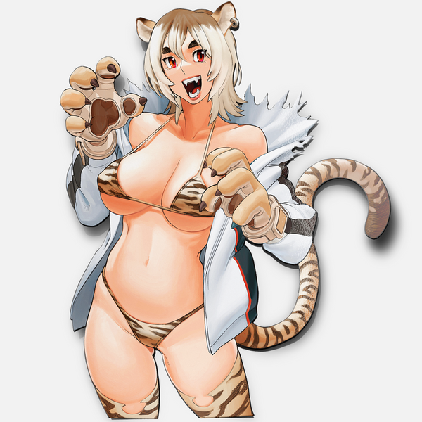 Tiger Girl v1 Sticker